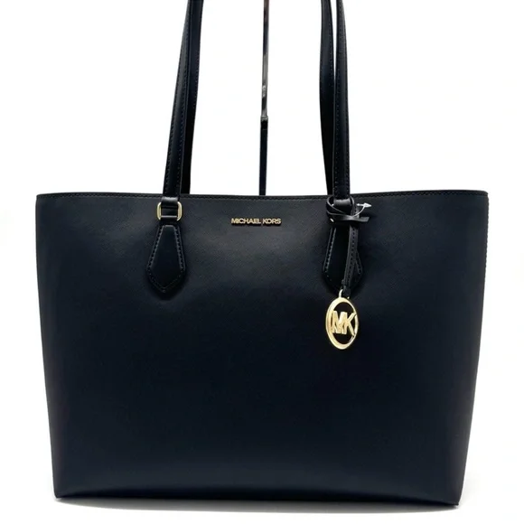 Michael Kors Sheila Large Signature Logo Tote Bag - Black